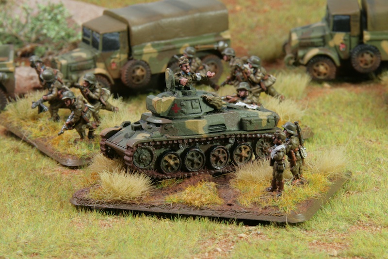 Hungarian objective, third infantry platoon and mortars