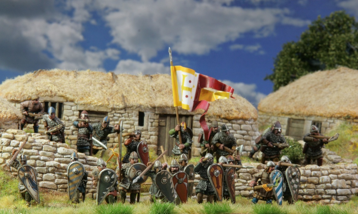 Norman conquering infantry for SAGA